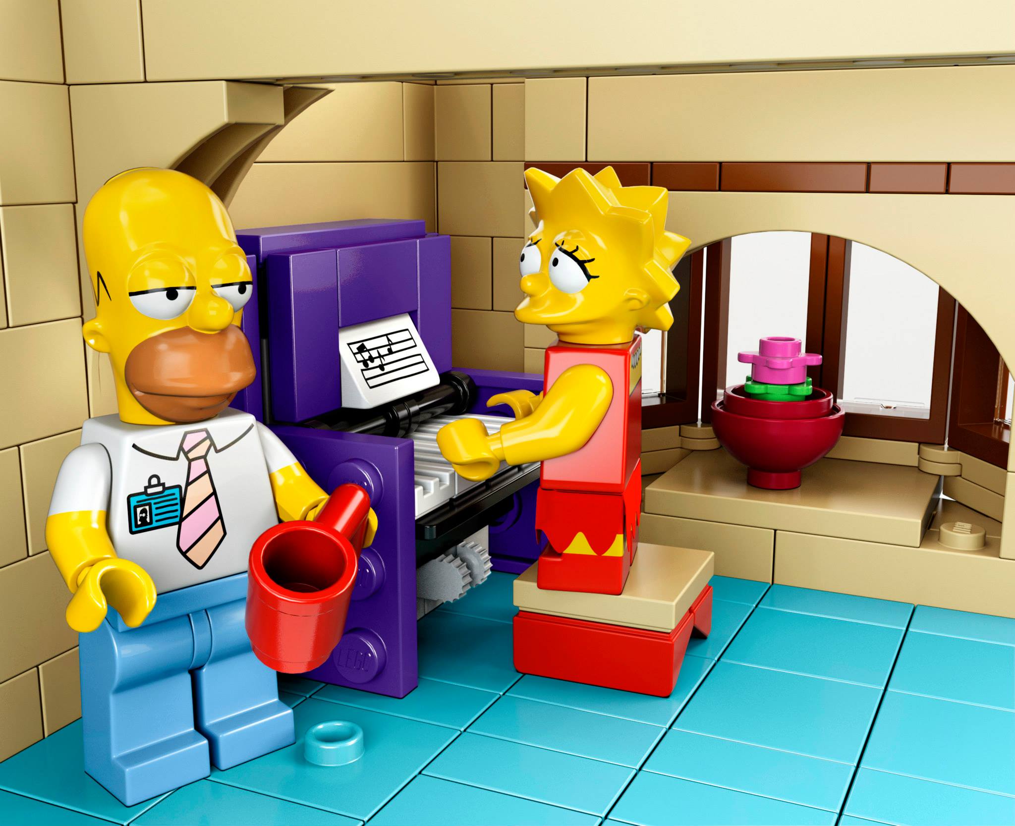 LEGO-Simpsons-House-Piano