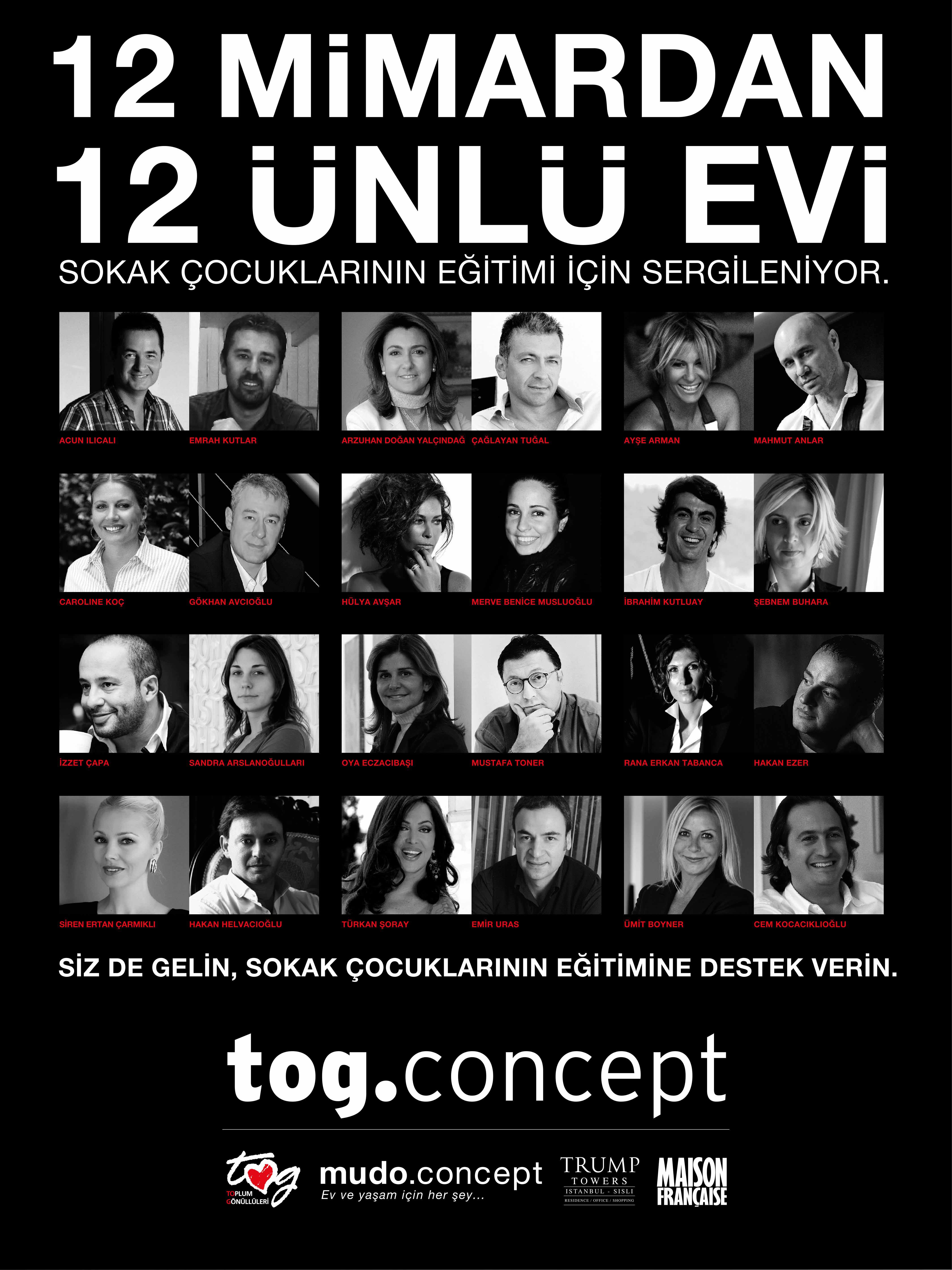 Tog Concept: Tek çatı altında 12 ev, 12 karakter