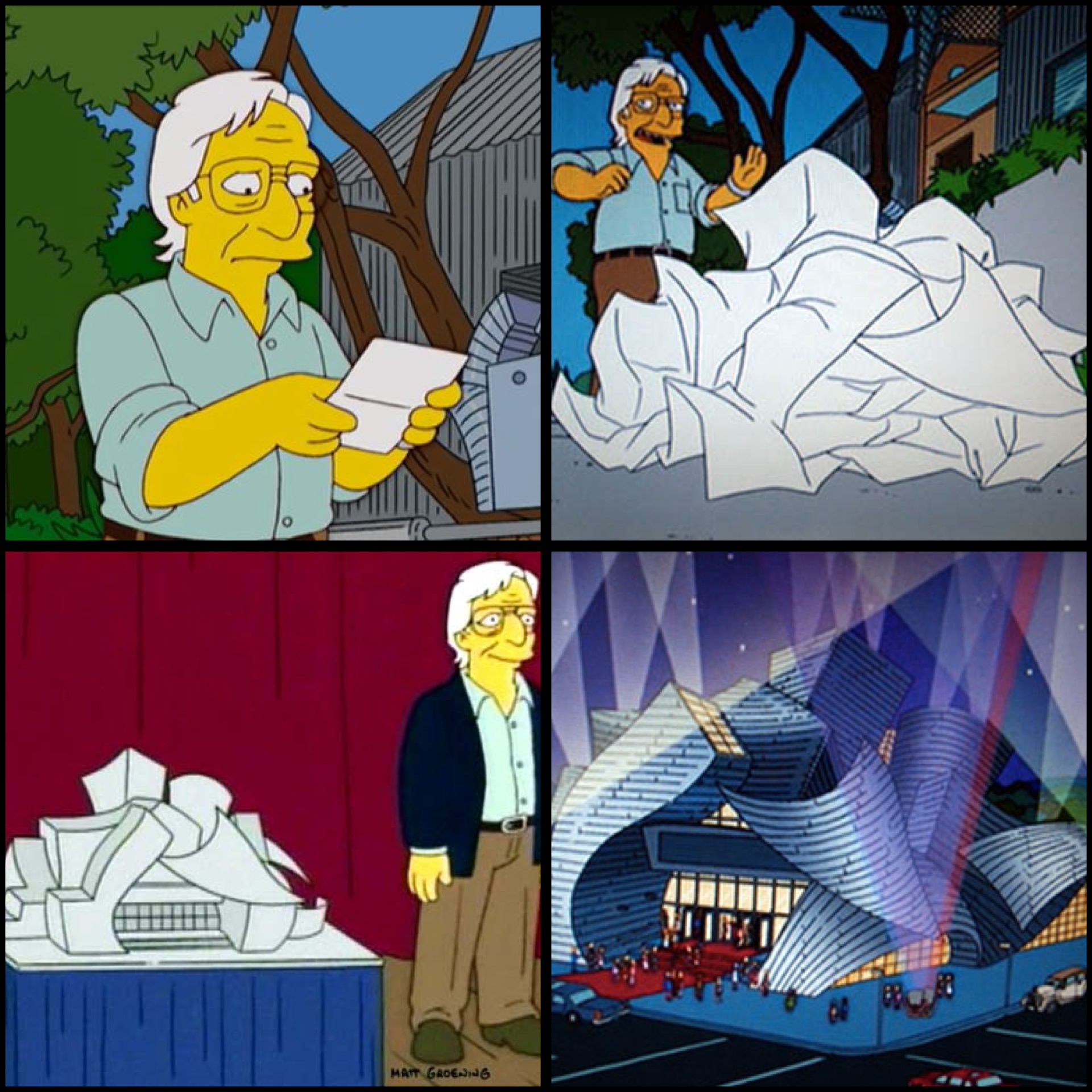 The Simpsons’da Frank Gehry