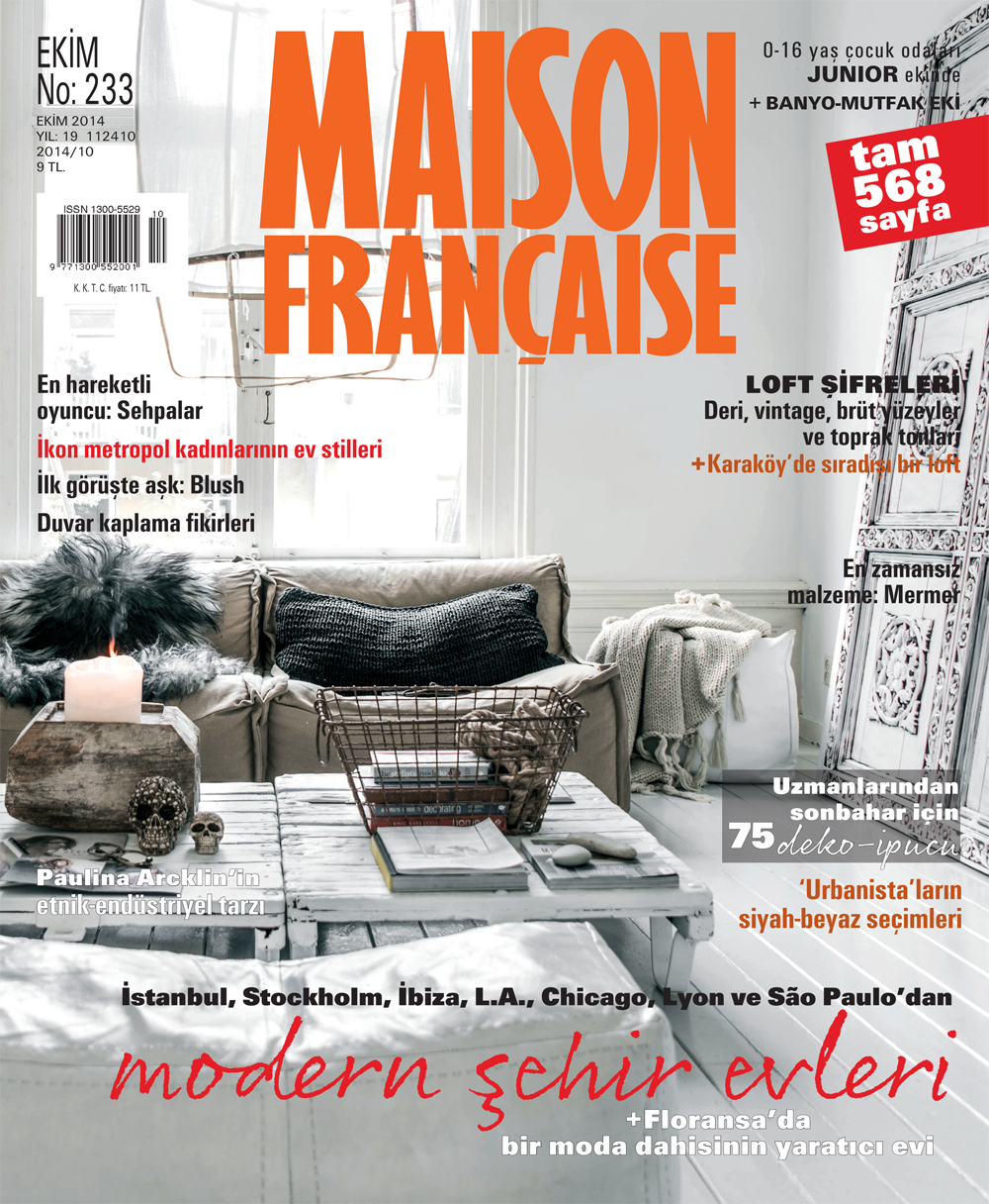 Maison Française Ekim sayısı ÇIKTI!
